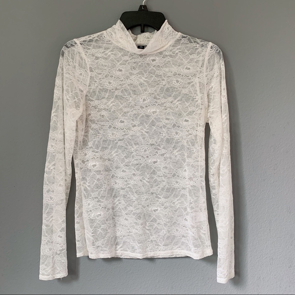 Floral Mesh Shirt